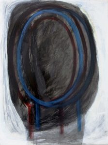Kopf (Un Mar De Sueño), 2013, Graphit/Acryl/Schellack auf MDF, 80 x 60 cm